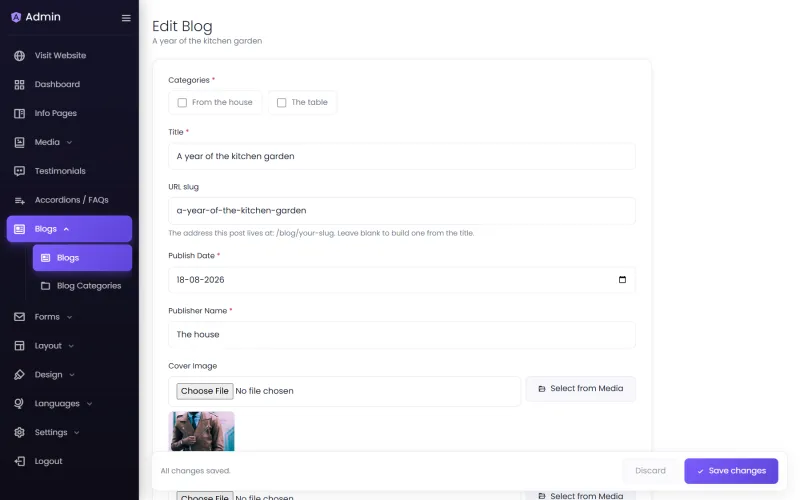 Writing a blog post