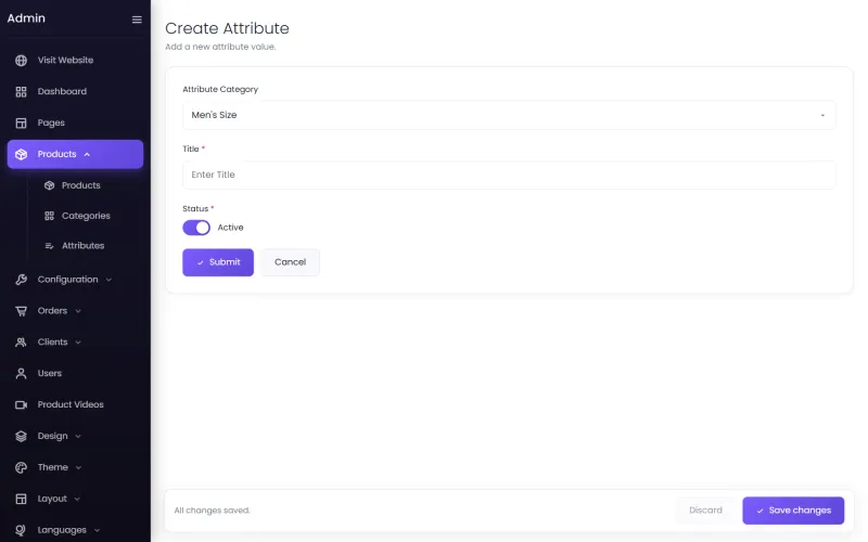 Creating an attribute