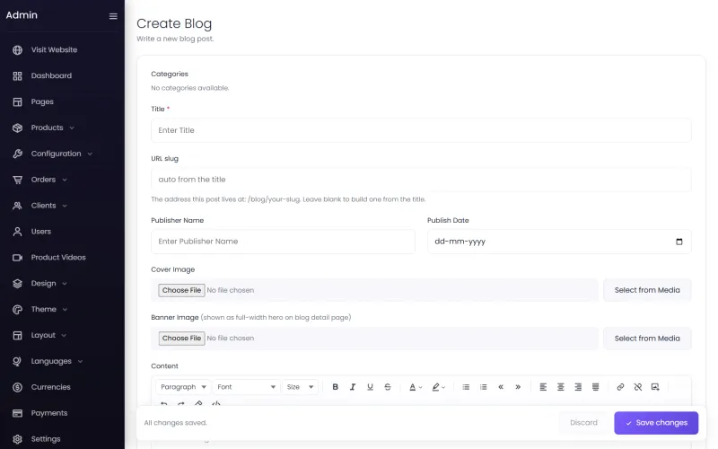 Writing a post