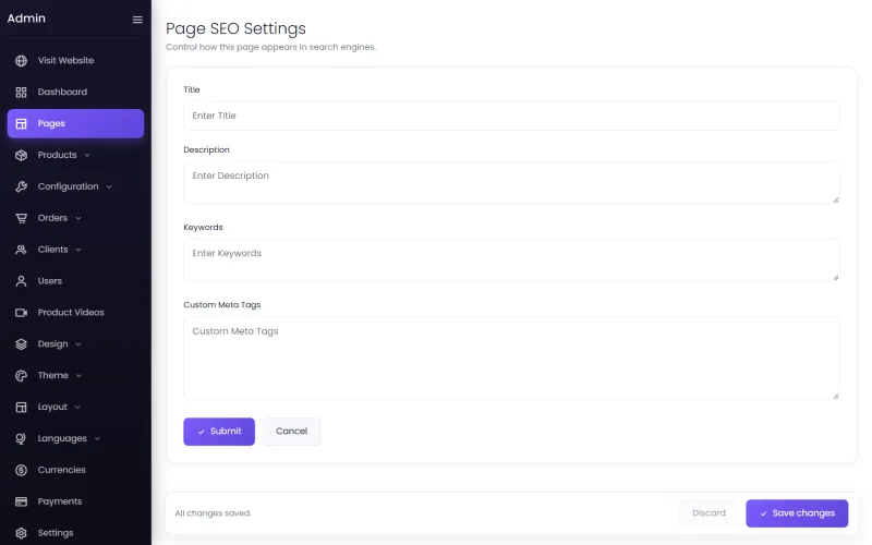 Page SEO
