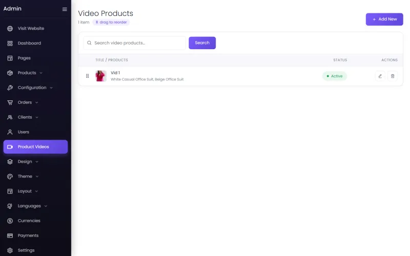 Product videos
